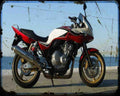 Honda Cb400S 15 Motorbike Vintage Aged A4 Photo Print