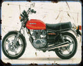 Honda Cb400T 78 A4 Photo Print Motorbike Vintage Aged