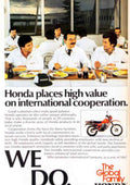 Honda Chefs Family Vintage Retro Advert Poster A4 Photo Print