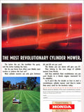 Honda Cylinder Mower Vintage Retro Advert Poster A4 Photo Print