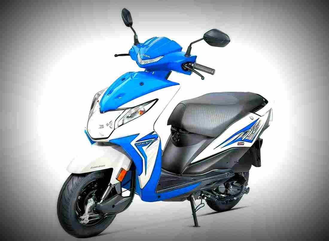 Honda Dio 2017 2 motorbike A4 Photo Print