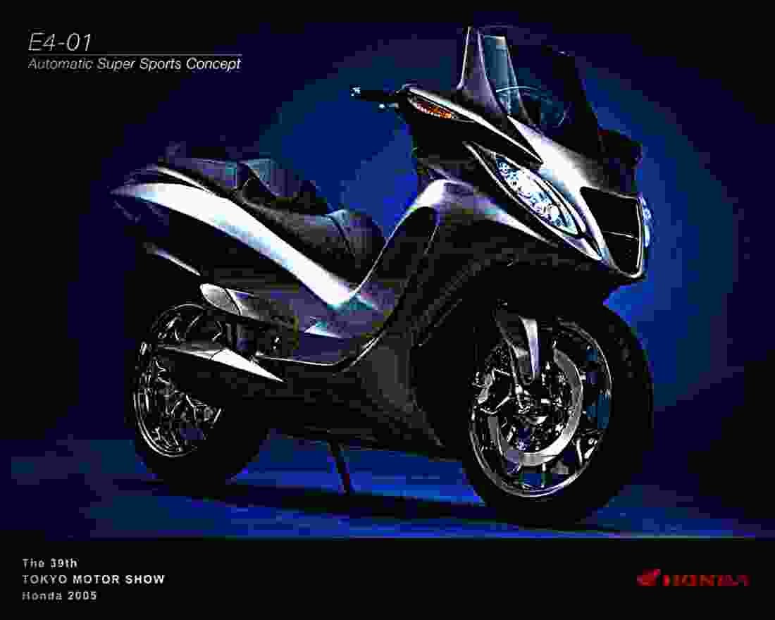 Honda E4 01 E4 01 1 motorbike A4 Photo Print