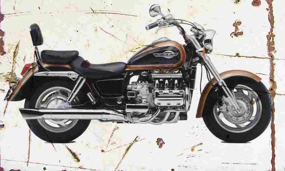 Honda F6C 1998 Aged Vintage A4 Photo Print