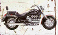 Honda F6C Valkyrie 2001 Aged Vintage A4 Photo Print