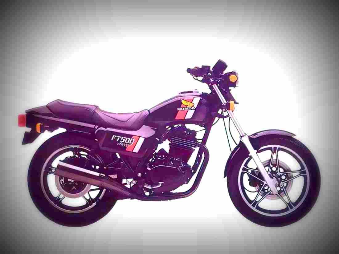 Honda FT 500 1982 6 motorbike A4 Photo Print