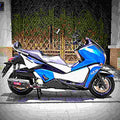 Honda Faze 2017 2 motorbike A4 Photo Print