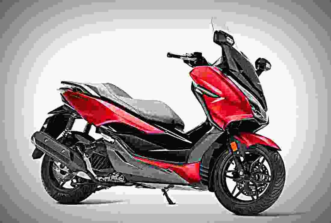 Honda Forza 125 2018 4 motorbike A4 Photo Print