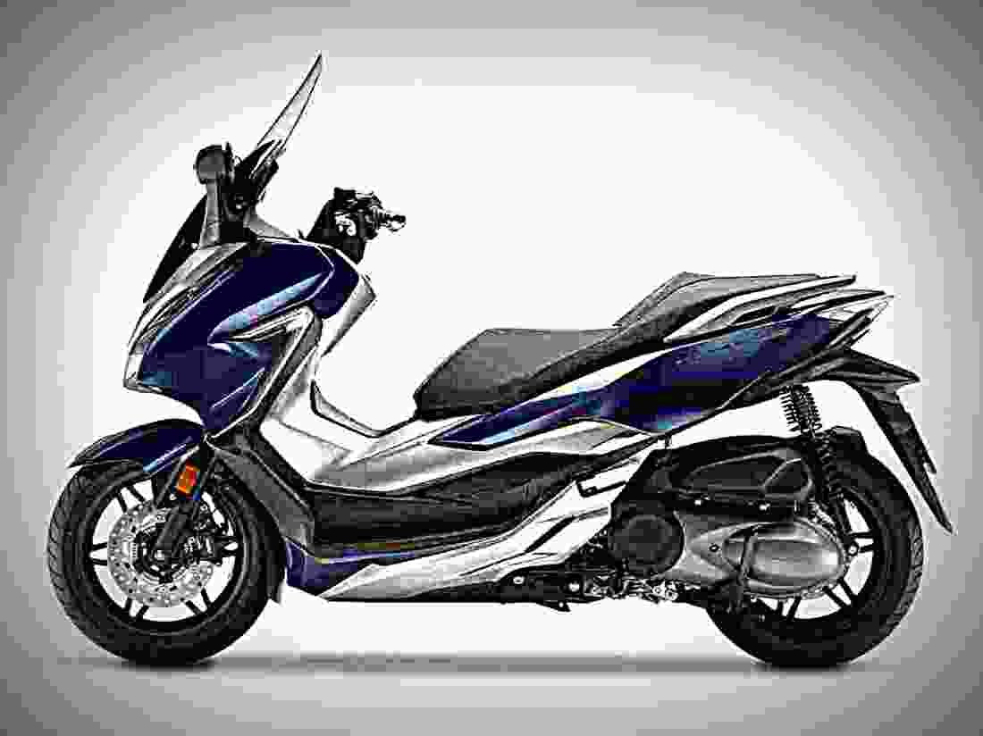 Honda Forza 2018 3 motorbike A4 Photo Print