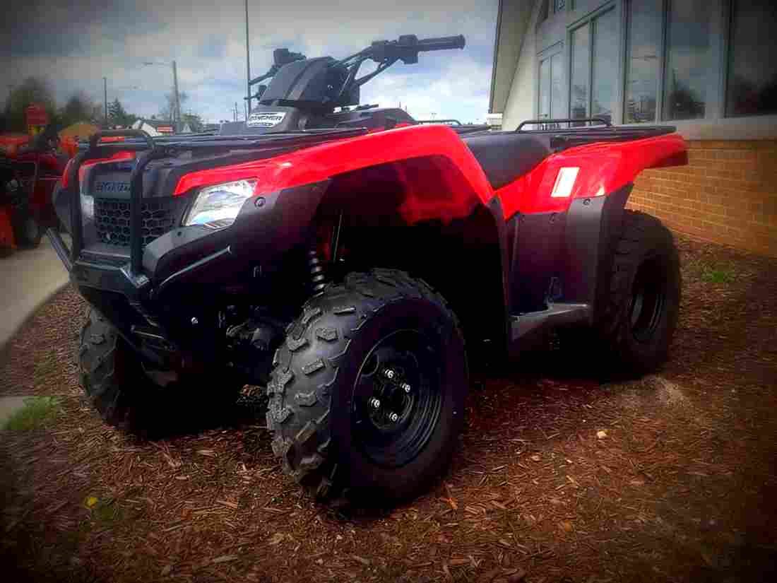 Honda FourTrax Rancher 4x4 2017 2 motorbike A4 Photo Print