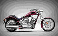 Honda Fury 2009 3 motorbike A4 Photo Print