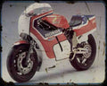 Honda Fws1000 3 A4 Photo Print Motorbike Vintage Aged
