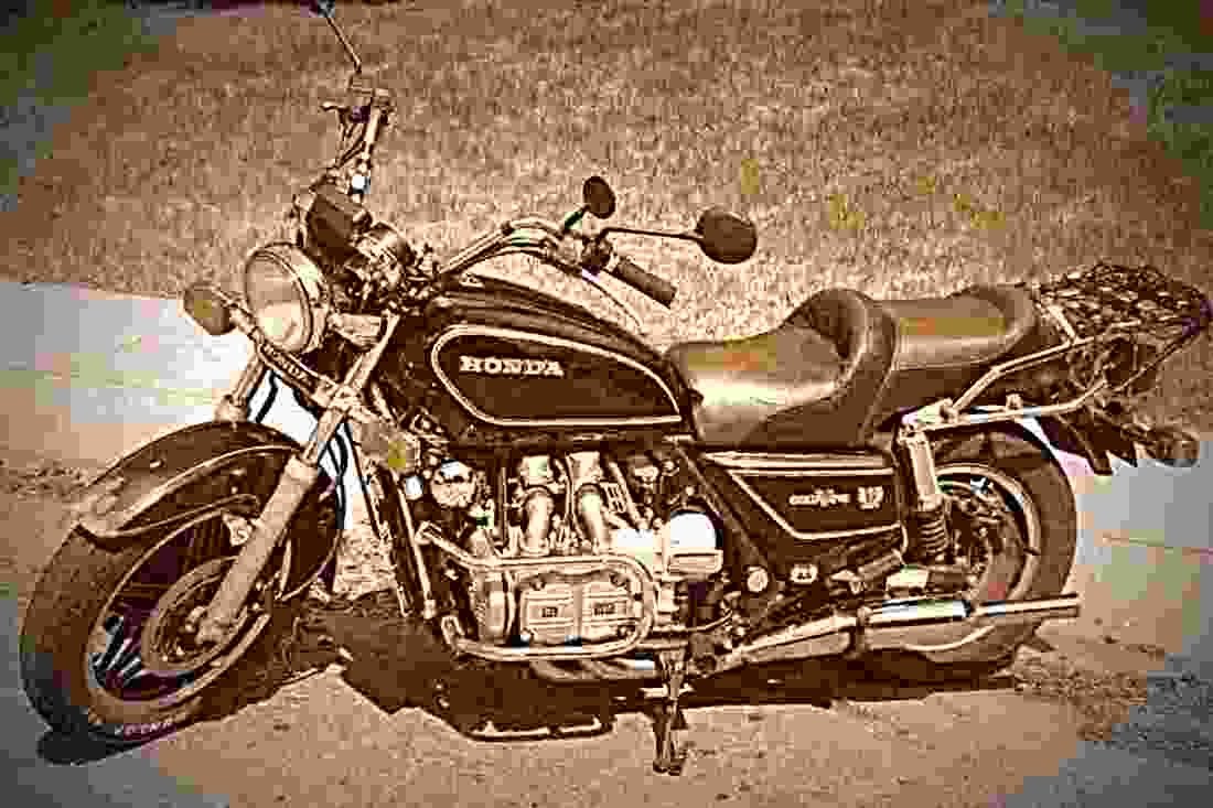 Honda GL 1000 K 3 Gold Wing 1980 2 motorbike A4 Photo Print