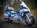 Honda GL 1100 Gold Wing 1983 2 motorbike A4 Photo Print