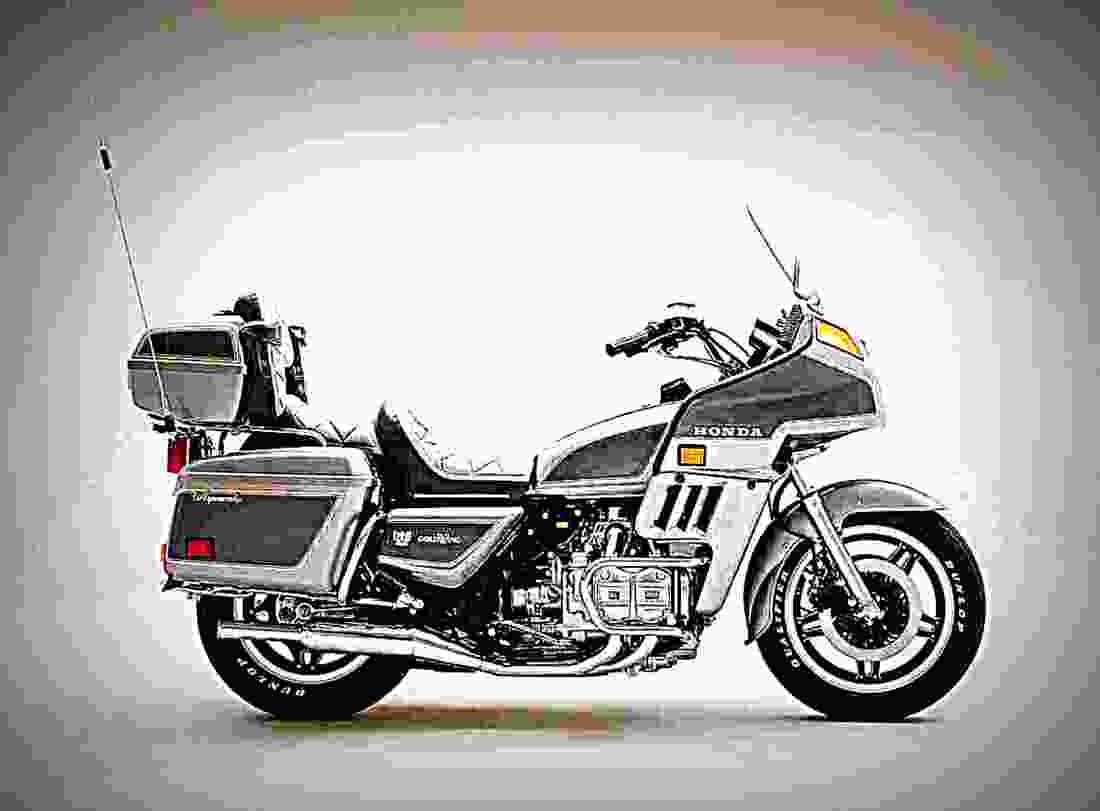 Honda GL 1100 Gold Wing Interstate 1982 4 motorbike A4 Photo Print