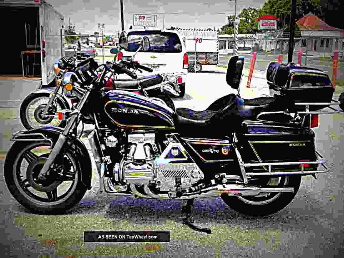 Honda GL 1100 Gold Wing Interstate 1982 5 motorbike A4 Photo Print