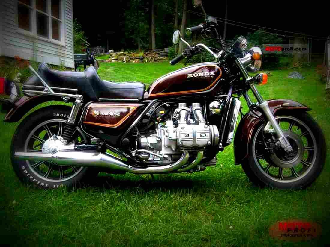 Honda GL 1200 DX Gold Wing 1987 4 motorbike A4 Photo Print