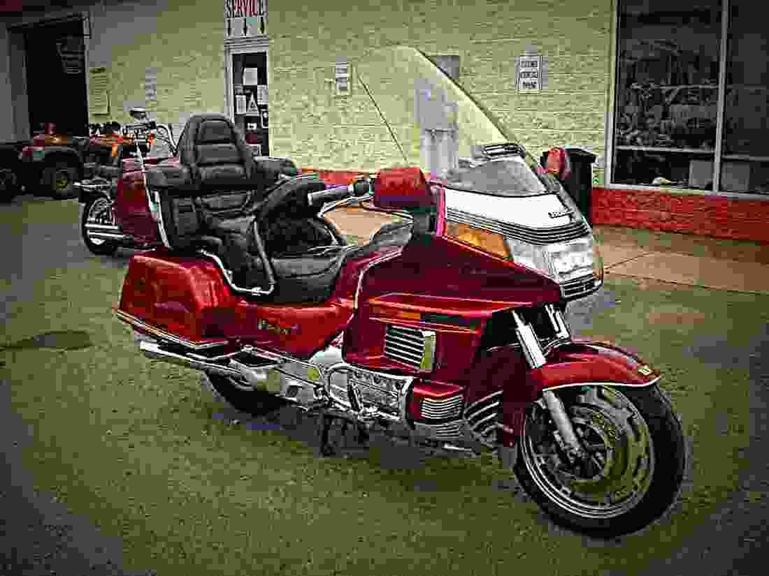 Honda GL 1500 Aspencade 1993 1 motorbike A4 Photo Print
