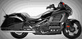 Honda GL 1800 F6B 2013 1 motorbike A4 Photo Print