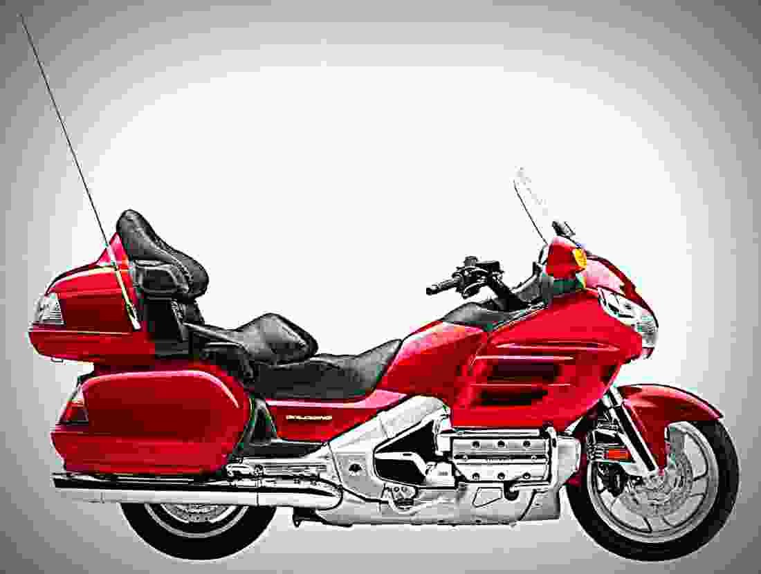 Honda GL 1800 Gold Wing 2001 1 motorbike A4 Photo Print