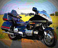 Honda GL 1800 Gold Wing 2001 4 motorbike A4 Photo Print