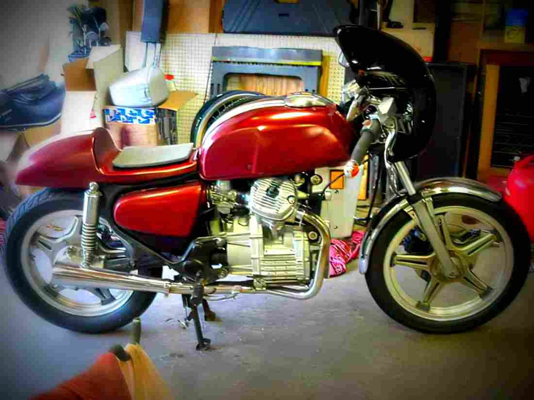 Honda GL 500 Silver Wing (reduced effect) 1983 4 motorbike A4 Photo Print