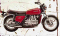 Honda GL1000 1975 Aged Vintage A4 Photo Print