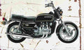 Honda GL1000 1978 Aged Vintage A4 Photo Print