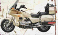 Honda GL1200 1985 Aged Vintage A4 Photo Print