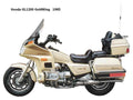 Honda GL1200 1985 motorbike A4 Photo Print
