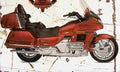Honda GL1500 1991 Aged Vintage A4 Photo Print
