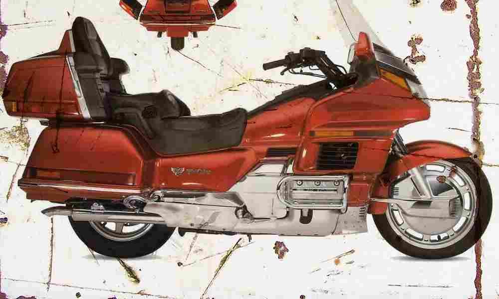 Honda GL1500 1991 Aged Vintage A4 Photo Print