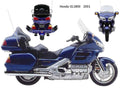 Honda GL1800 2001 motorbike A4 Photo Print