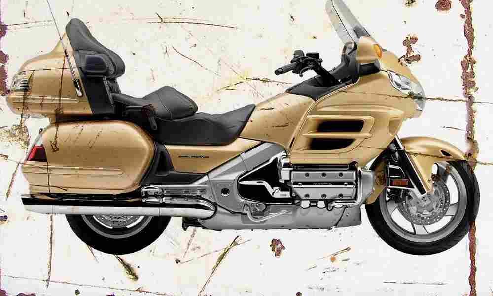 Honda GL1800 2006 Aged Vintage A4 Photo Print