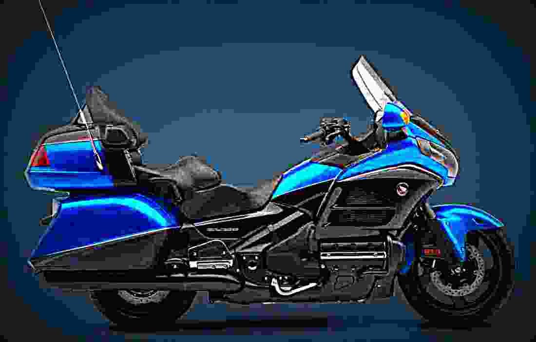 Honda GL1800 Gold Wing 2017 1 motorbike A4 Photo Print