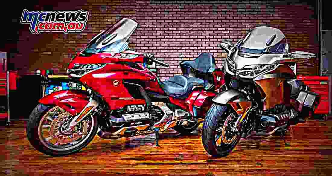 Honda GL1800 Gold Wing 2018 2 motorbike A4 Photo Print