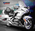Honda GL1800 Gold Wing 2018 4 motorbike A4 Photo Print