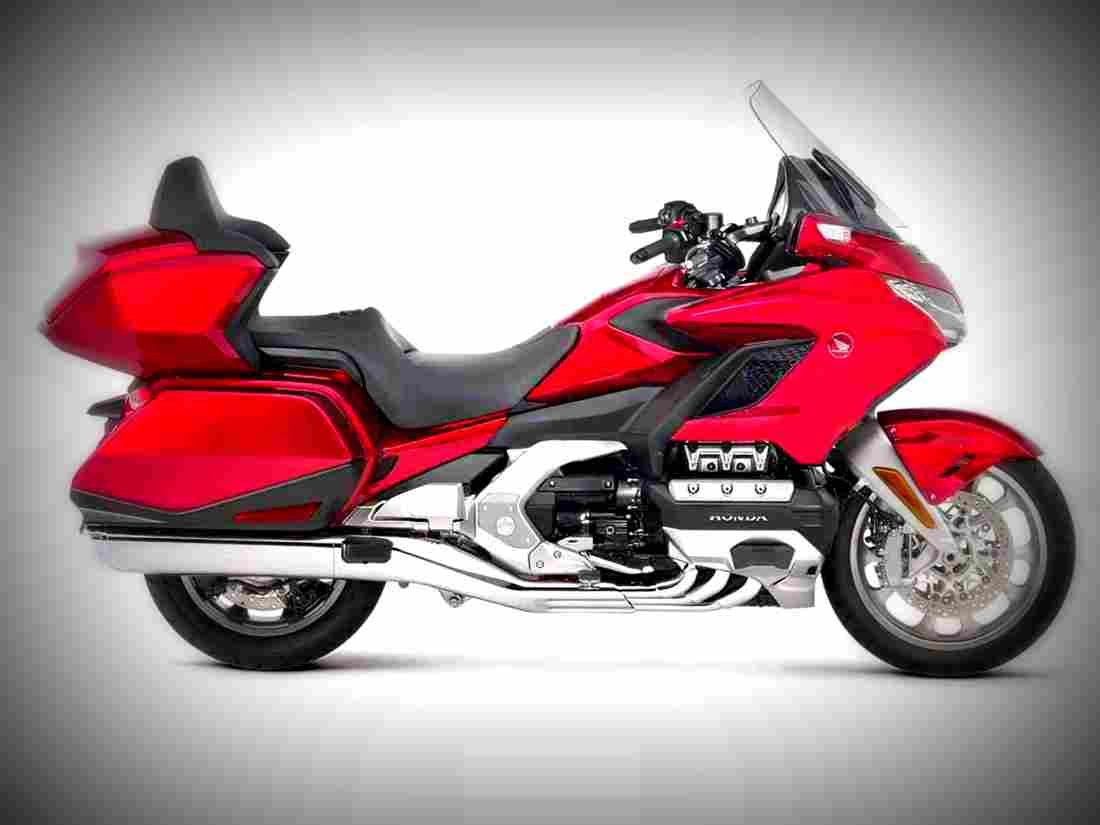 Honda Gold Wing 2018 4 motorbike A4 Photo Print