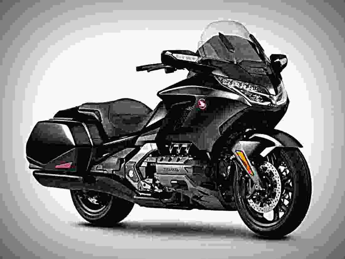 Honda Gold Wing 2019 1 motorbike A4 Photo Print