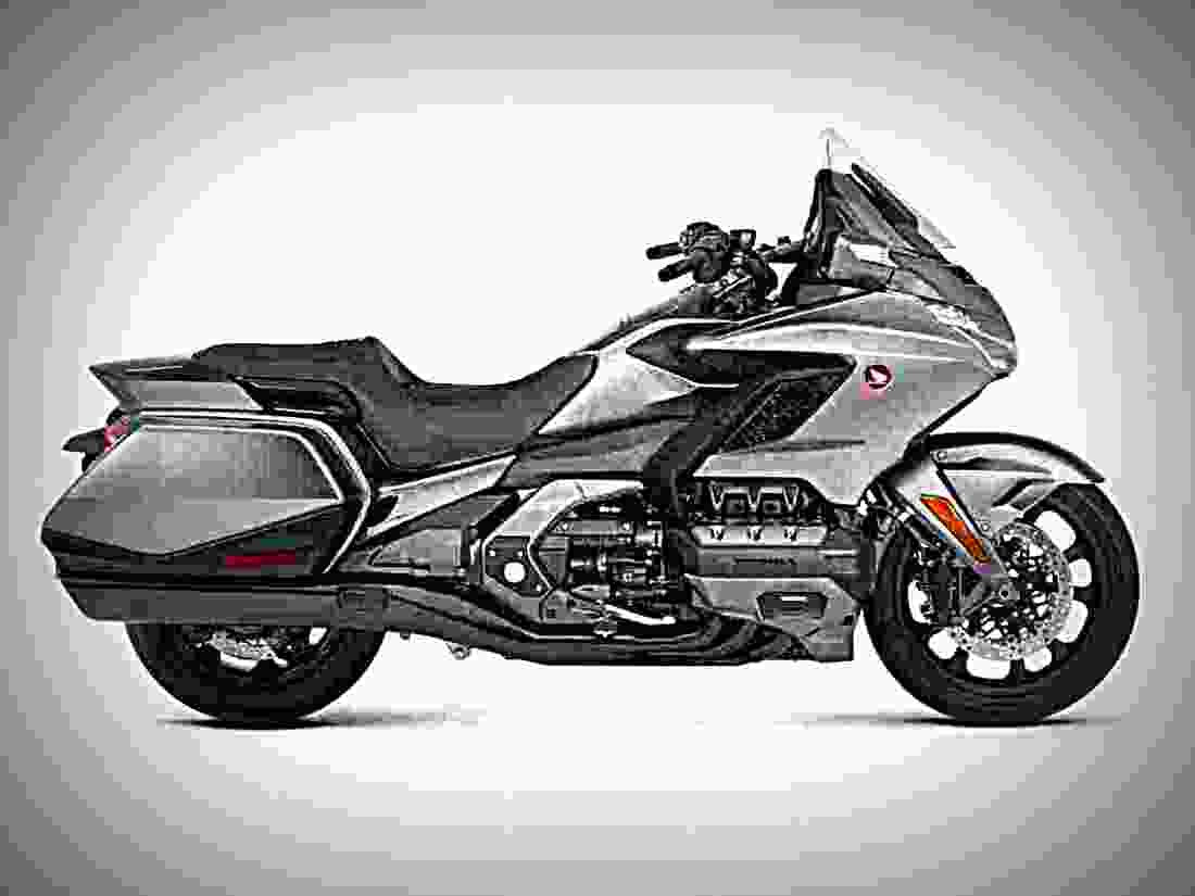 Honda Gold Wing Automatic DCT 2019 1 motorbike A4 Photo Print