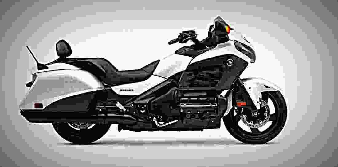 Honda Gold Wing F6B Deluxe 2017 2 motorbike A4 Photo Print