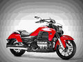 Honda Gold Wing Valkyrie 2017 1 motorbike A4 Photo Print