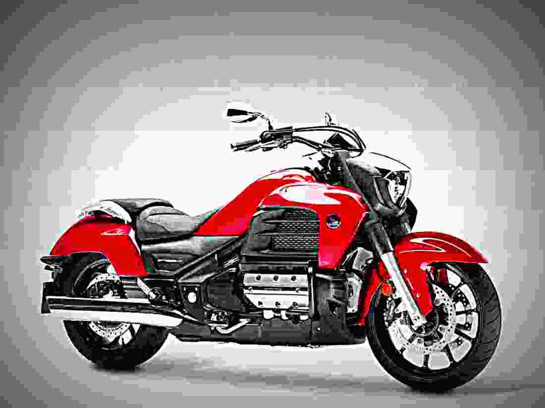 Honda Gold Wing Valkyrie 2017 1 motorbike A4 Photo Print