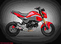 Honda Grom 2017 1 motorbike A4 Photo Print