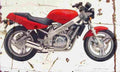 Honda Hawk GT 1991 Aged Vintage A4 Photo Print