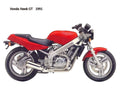 Honda Hawk GT 1991 motorbike A4 Photo Print