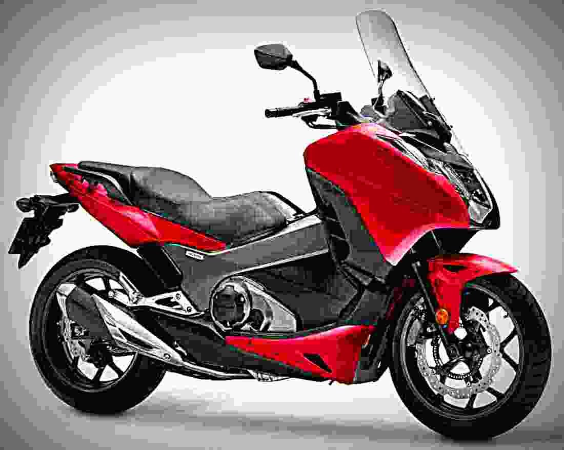 Honda Integra 2017 4 motorbike A4 Photo Print