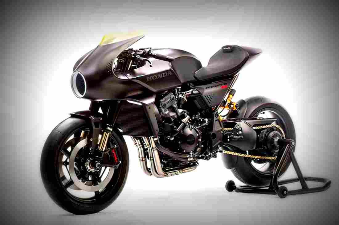 Honda Interceptor 2018 1 motorbike A4 Photo Print