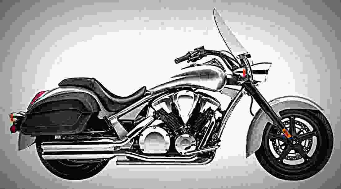Honda Interstate 2018 2 motorbike A4 Photo Print