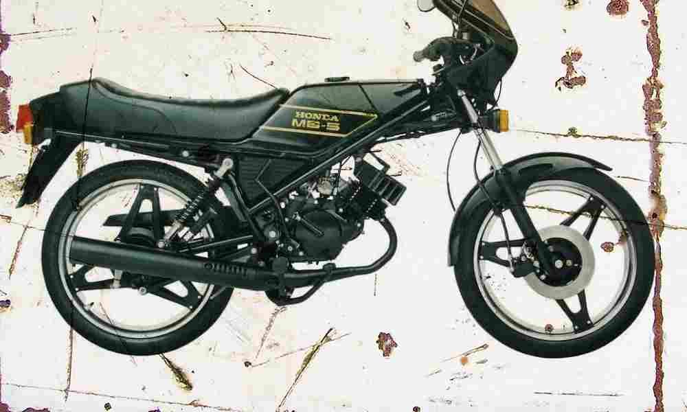 Honda MB5 1980 Aged Vintage A4 Photo Print