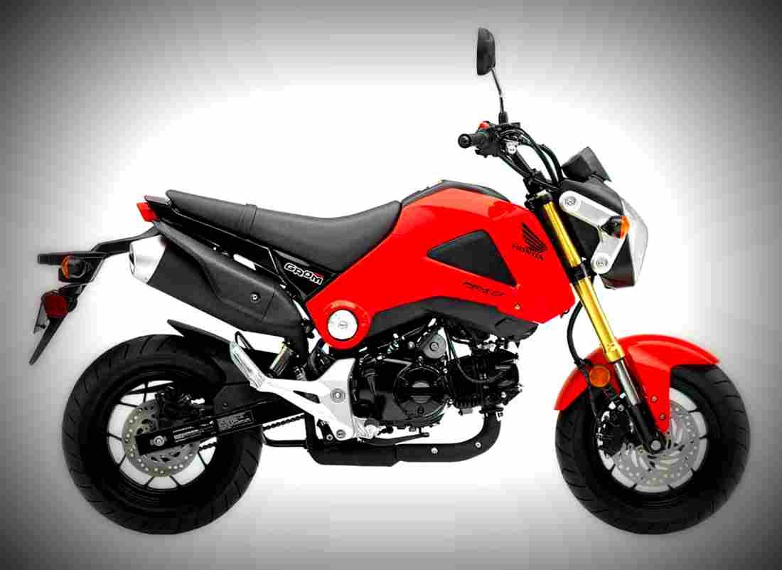 Honda MSX125 125cc 3 motorbike A4 Photo Print